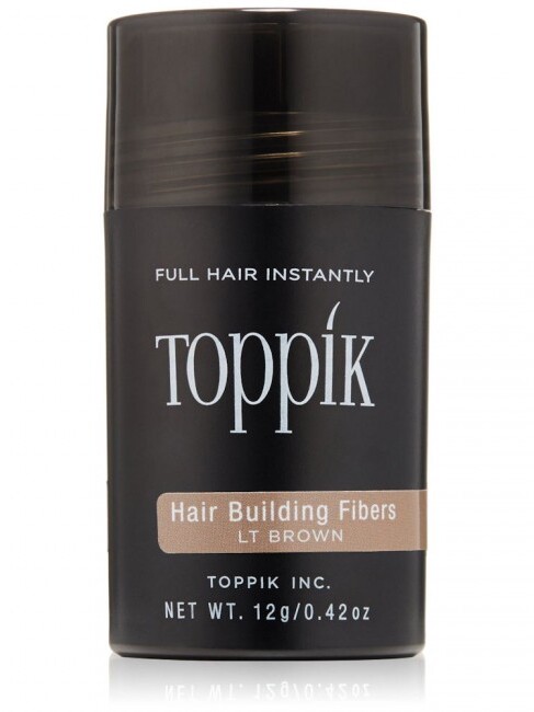 TOPPIK HAIR BUILDING FIBERS LIGHT BROWN 12 GRAMMI