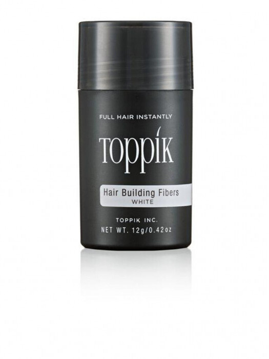 TOPPIK HAIR BUILDING FIBERS WHITE 12 GRAMMI