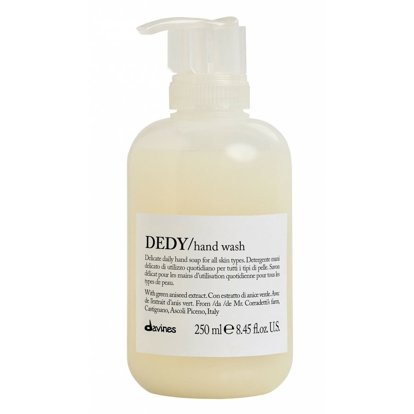 DAVINES ESSENTIAL HAIR CARE DEDY HAND WASH 250 ml
